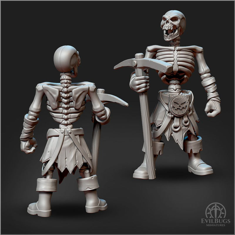 Skeleton Grave Keeper 28mm/32mm/54mm