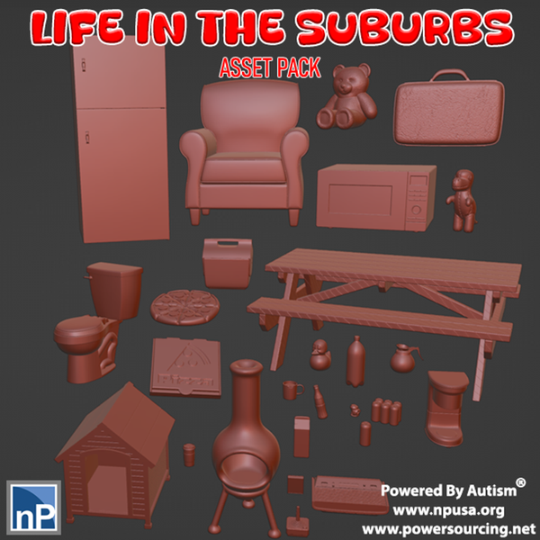 Life in the Suburbs Asset Pack 1 - Only-Games