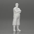 Fat Gangster in cap folding one's arms - Only-Games