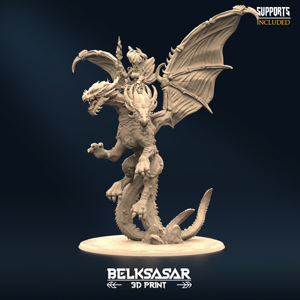 Destruction Dragon Rider - Base 80mm - Only-Games