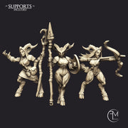 Satyr Ladies - 3 Units (AMAZONS! Kickstarter) - Only-Games