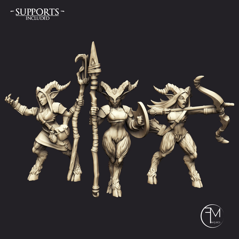 Satyr Ladies - 3 Units (AMAZONS! Kickstarter) - Only-Games