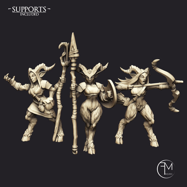 Satyr Ladies - 3 Units (AMAZONS! Kickstarter)