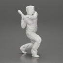 Gangster homie in hoodie Holding Baseball Bat Ready For A Hit - Only-Games