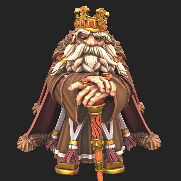 Dwarven King Durnar Goldheart, Mountain Throne Sovereign