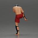 Martial Arts Fighter in Action Pose - Only-Games