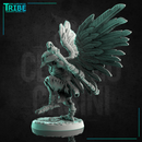 (0220) Male aarakokra birdfolk monk witha club - Only-Games