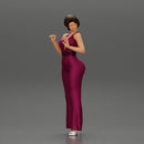 Fashion girl in catsuit and heels Leaning Against car - Only-Games