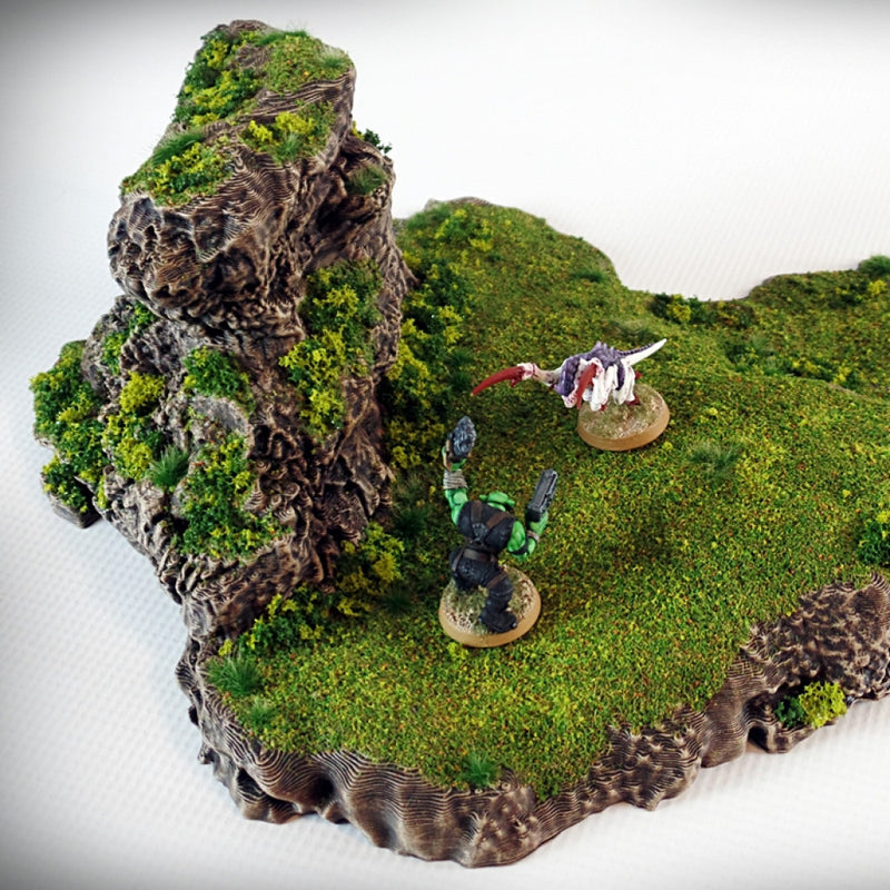 Ramp Spiral Outcropping: Dynamic Hills Terrain Set - Only-Games