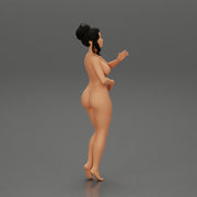 Naked woman standing in bathroom - Only-Games