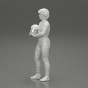 motorbiker holding his helmet with both hands - Only-Games