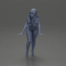 naked Woman Striking a Dynamic Pose - Only-Games