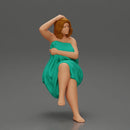 fat girl sitting after a shower wrapped in a towel - Only-Games