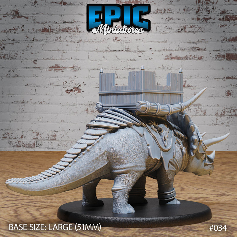 Triceratops Dinosaur Mount Set