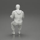 Man sitting on driver seat in car in cap - Only-Games