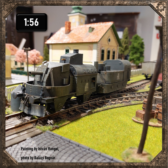 1/56 Armoured gun carriage car