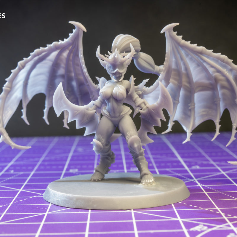 Drow Demonic Valkyrie Pose 2 - Only-Games