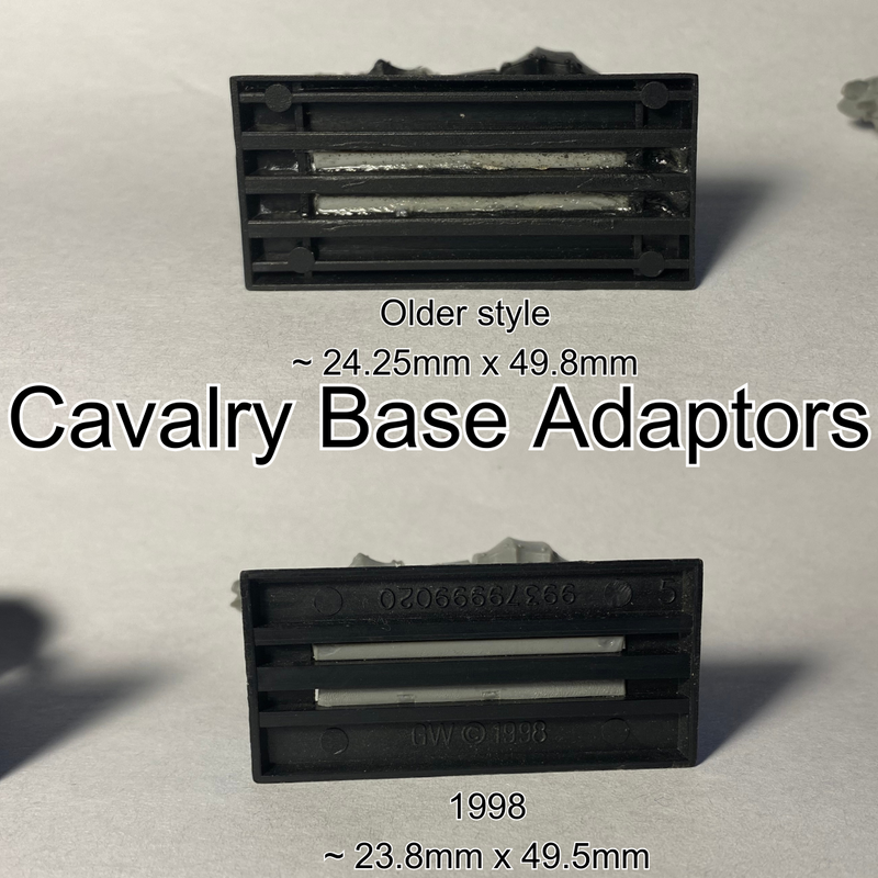 25x50 Cavalry Base Adaptors - Only-Games