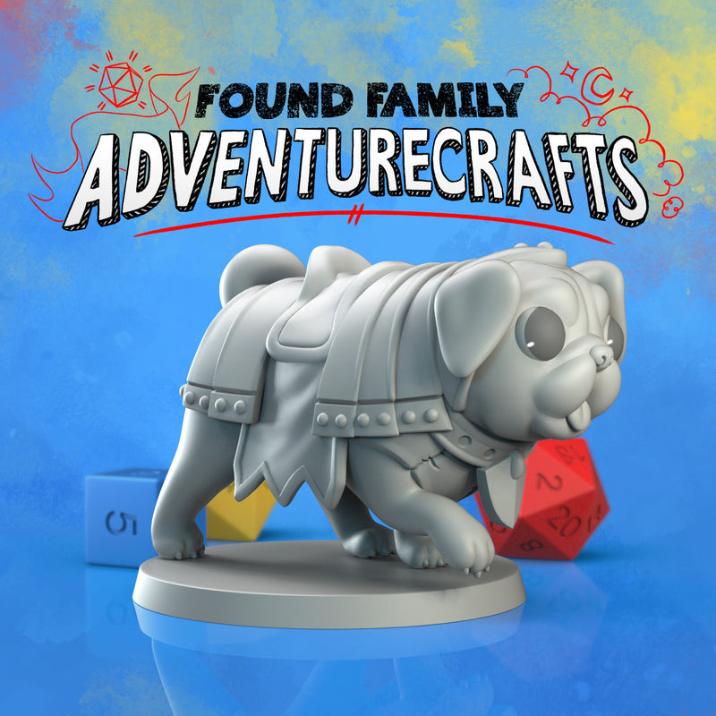 Battle Pug! Pug Mount + Knight (includes unmounted versions) - Only-Games