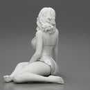 Sexy Woman Girl Sitting in night short - Only-Games