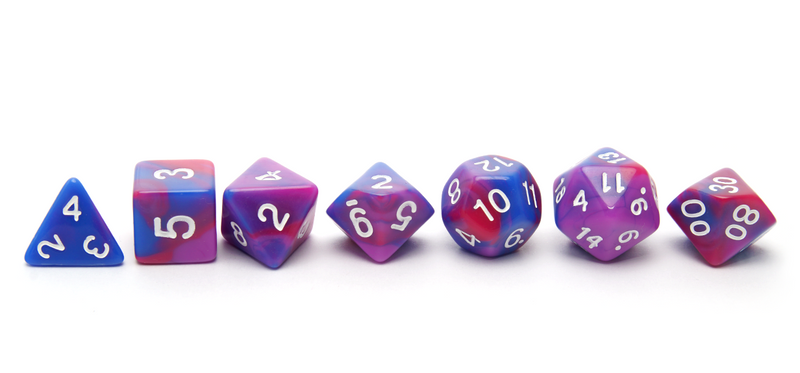 Blend Dice | Purple Blue & Red - Only-Games