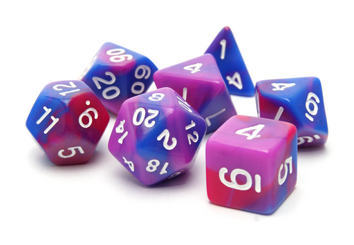 Blend Dice | Purple Blue & Red - Only-Games