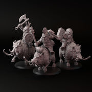 Boar Rider (3 dwarf-3 boar) - Only-Games