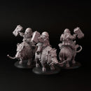 Boar Rider (3 dwarf-3 boar) - Only-Games