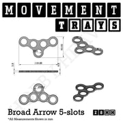28mm Movement Trays for Tabletop Games | Wargaming | Full Range - Only-Games
