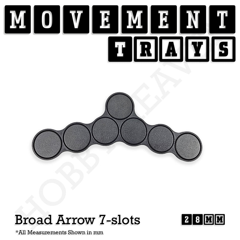 28mm Movement Trays for Tabletop Games | Wargaming | Full Range - Only-Games