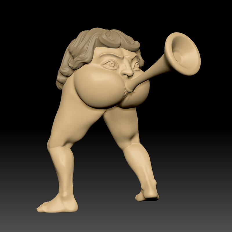 Butt Trumpeter