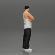 gangster homie arms crossed in hat - Only-Games