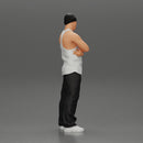 gangster homie arms crossed in hat - Only-Games