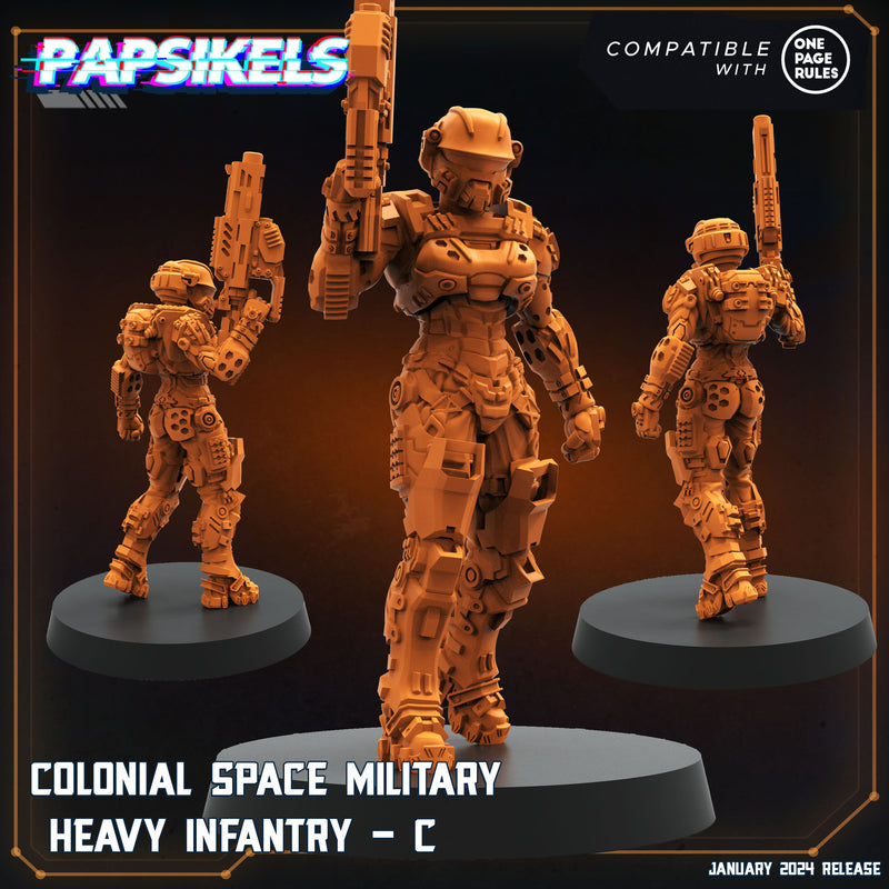 HUMAN SPACE MILITARY HEAVY INFANTRY - Only-Games