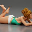 Sexy Bikini Girl Lying in bikini - Only-Games