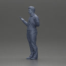 police detective standing with hands wide open - Only-Games