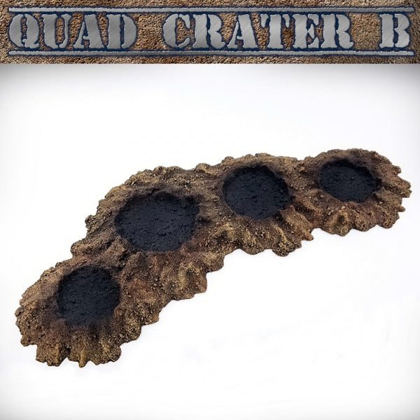 Quad Crater B: Blast Craters Terrain Set