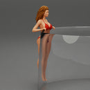 Bikini clad drink markers to attach to the side of your glass - Only-Games