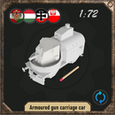 1/72 Armoured gun carriage car - Only-Games