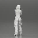 Armed girl going to shoot a gun in a bra with short hair - Only-Games