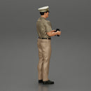 officer holding binoculars - Only-Games