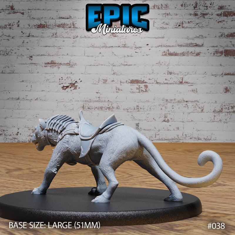 Dark Elf Panther Mount Rider Set - Only-Games