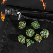 Scroll of Holding (Black) | Vegan Leather Dice Mat - Only-Games