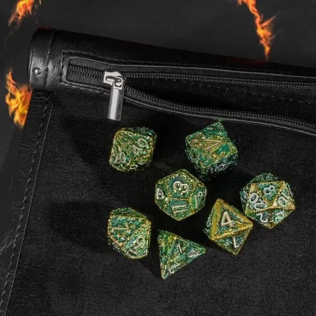 Scroll of Holding (Black) | Vegan Leather Dice Mat - Only-Games