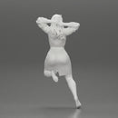 Sexy Secretary posing With Kneeling On An Office Chair - Only-Games