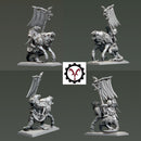 MULTIPART PESTILENS MOUNTED RATMEN - Only-Games