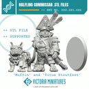 Halfling Commissar and Dog .STL Download