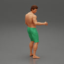 sad man pulls drowning girl from the ocean (man) - Only-Games