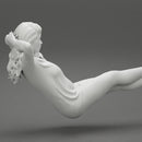 Sexy girl  sitting on a chair with her legs on the table - Only-Games