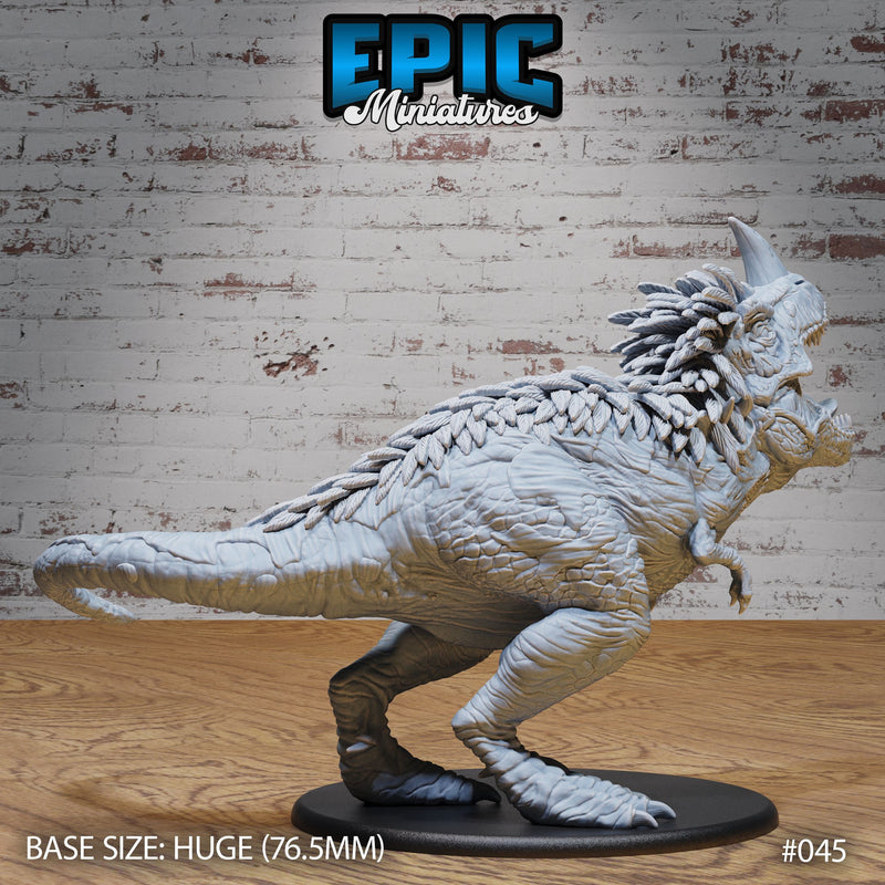 Horned Rex Roaring - Only-Games